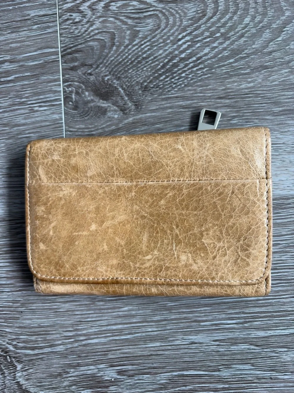 Hobo international Leather Trifold Wallet in Tan - Picture 5 of 5